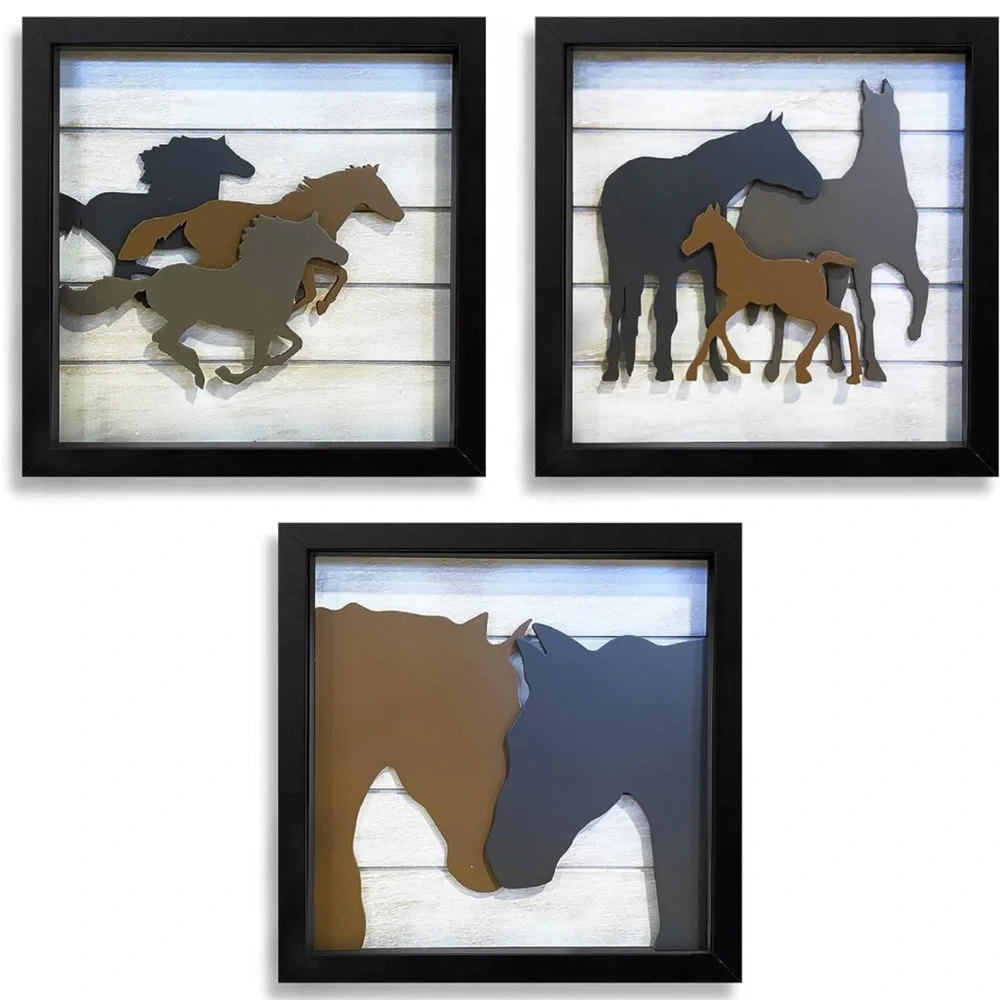 A Horse Lover’s Gift Set - Picture Frames and Fairy Lights - Picture 1 of 3